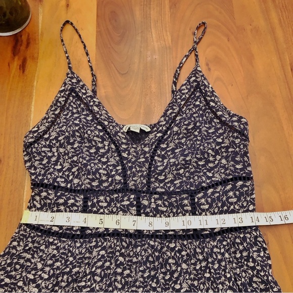 American Eagle Camisoles Boho Floral Cottagecore Sexy Festival Mini Romper Dress - Picture 8 of 11